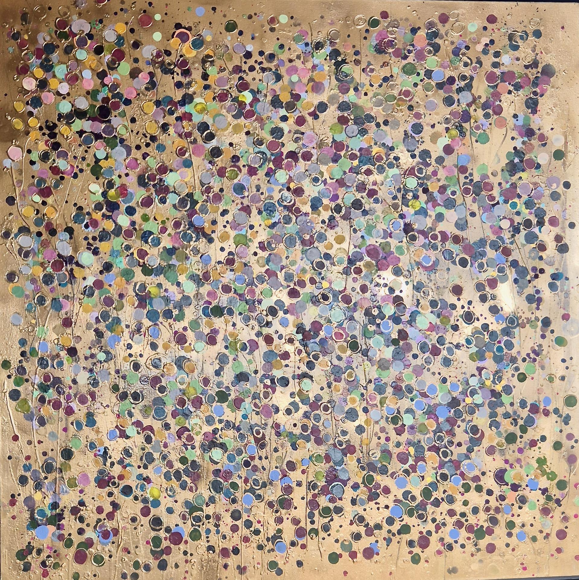 Macchia di fiori, Pittura originale, Arte astratta