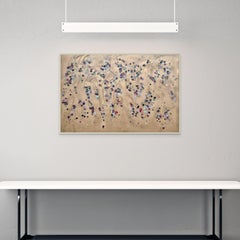 Gold Spot Vines #2, Original Painting, Abstract art