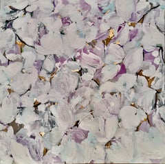 Magnolienblüte, Originalgemälde, geblümt, abstrakt 