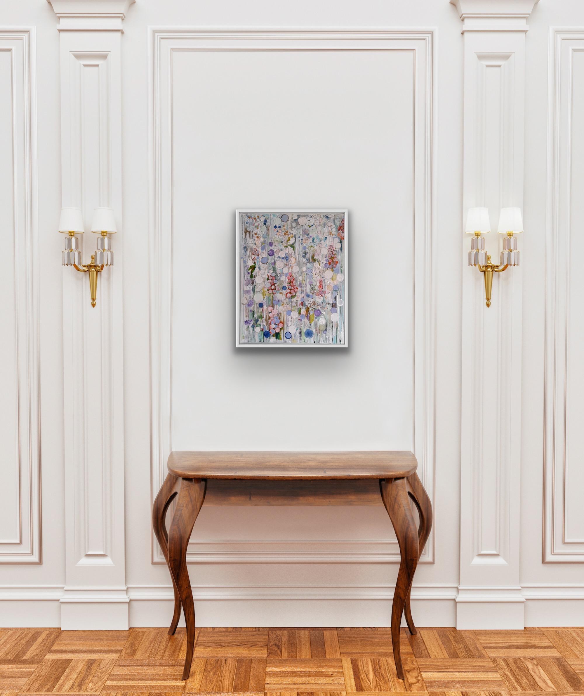 Jardín de flores blancas, arte abstracto, arte paisajístico, floral, impresionismo en venta 4
