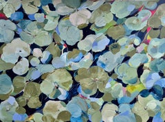 Winter Blossoms & Blossoms for August #2, diptych, Original Painting