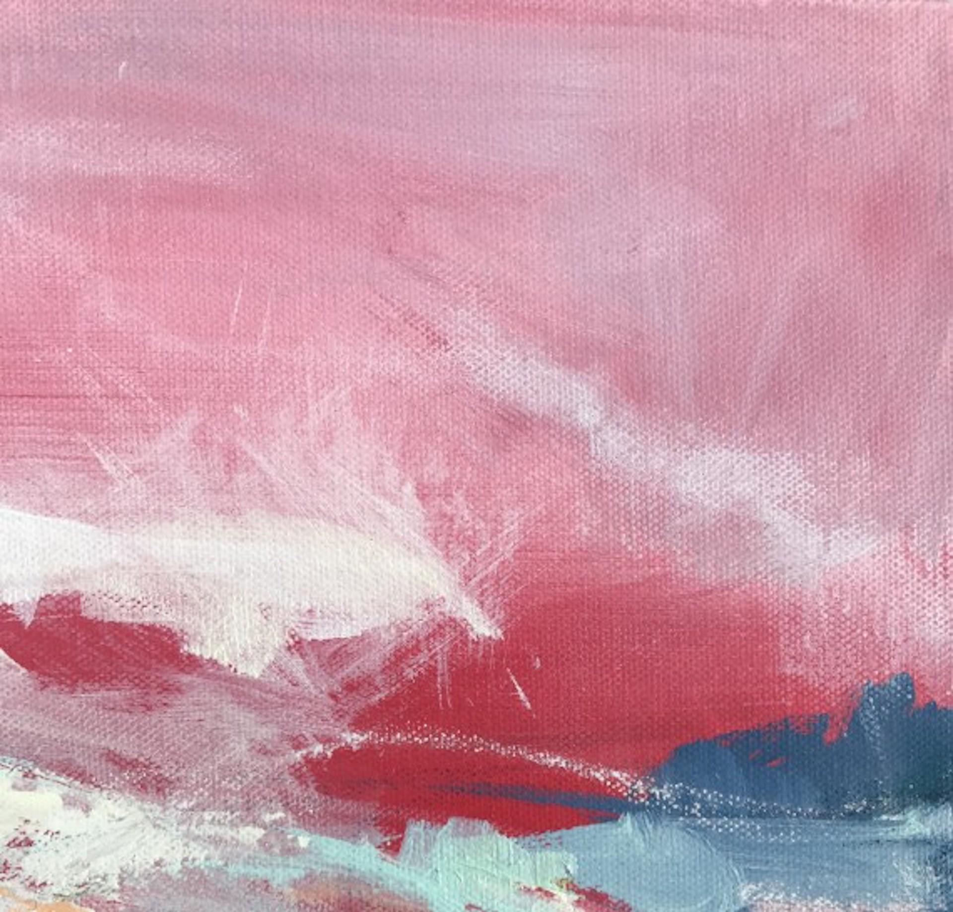 Catherine Warren, Red Sky, Original Abstract Art, Affordable Art 2
