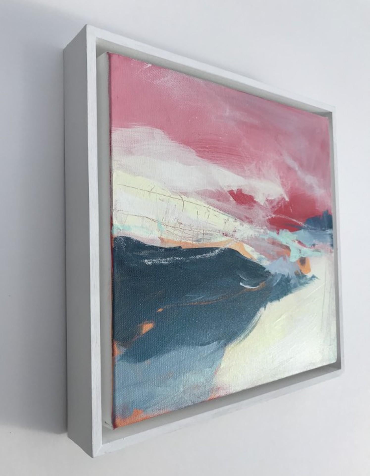 Catherine Warren, Red Sky, Original Abstract Art, Affordable Art 3