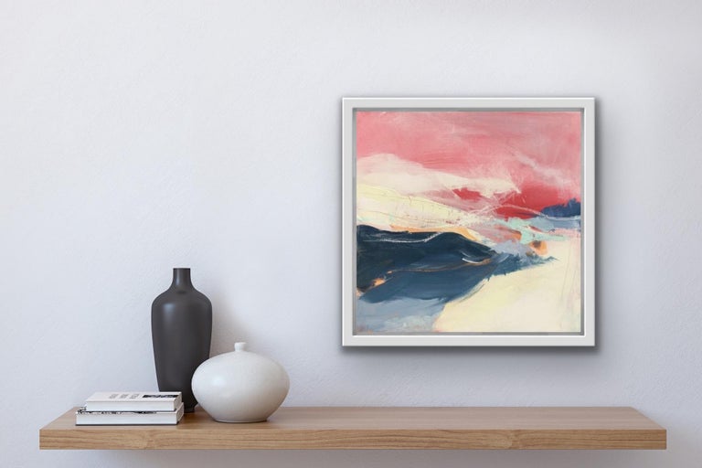 Catherine Warren, Red Sky, Original Abstract Art, Affordable Art For Sale 6