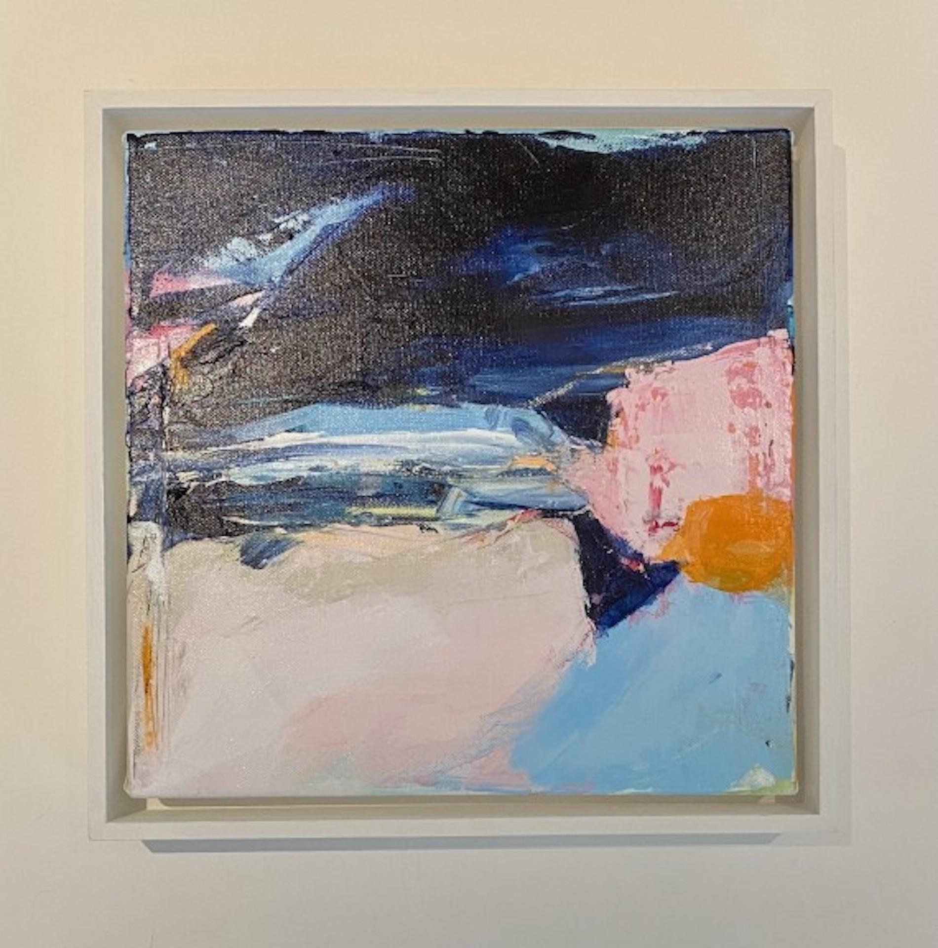 Catherine Warren, Acantilado rosa, Pintura original abstracta, Arte asequible en venta 1