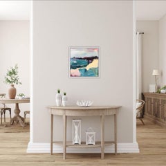 Purple Bay CATHERINE WARREN, Bright Abstract Art, Contemporary Seascape Painting