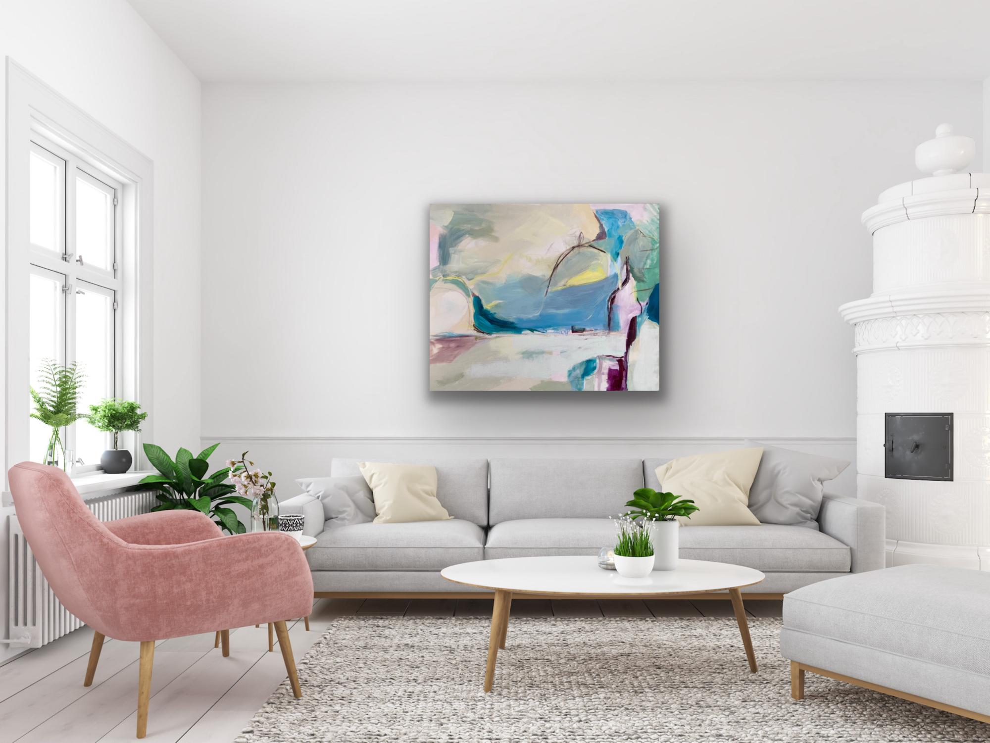 Arches espagnoles, peinture originale, peinture contemporaine, abstraite en vente 1