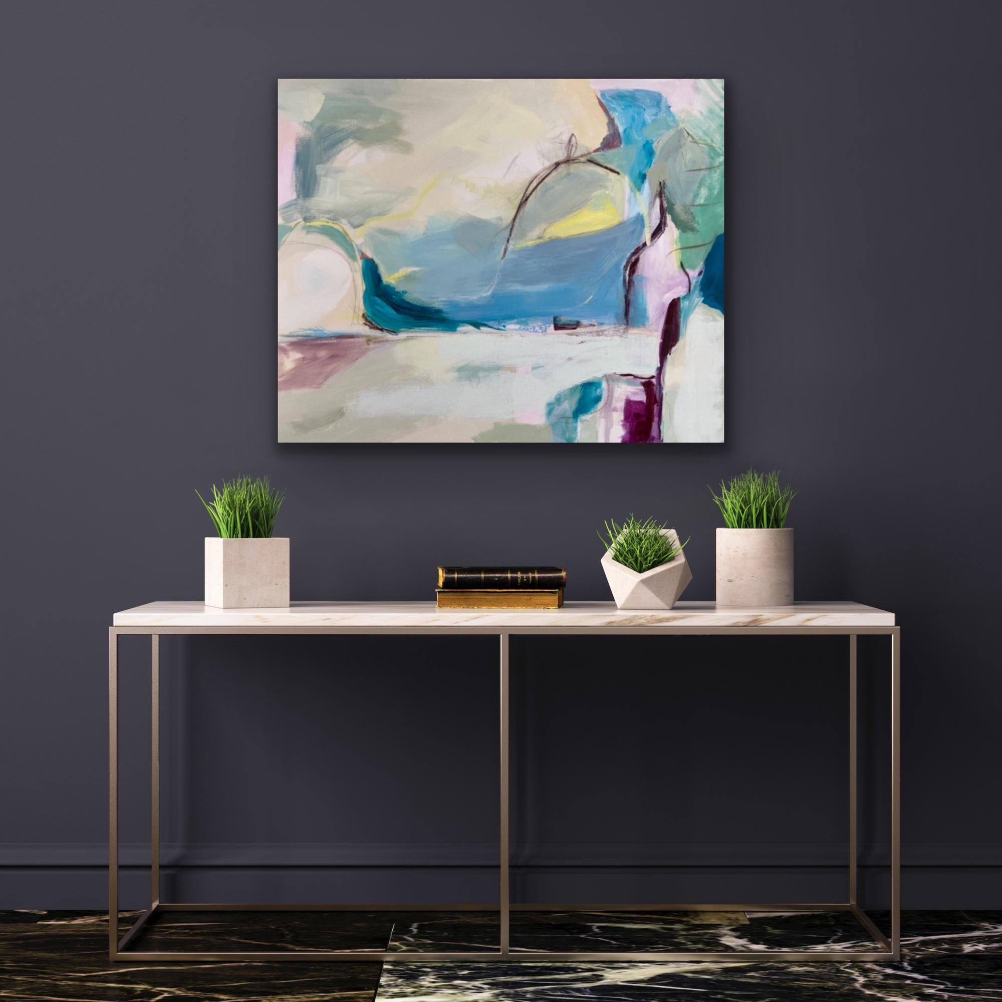 Arches espagnoles, peinture originale, peinture contemporaine, abstraite en vente 2