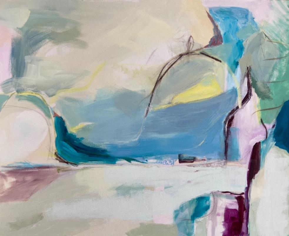 Abstract Painting Catherine Warren - Arches espagnoles, peinture originale, peinture contemporaine, abstraite