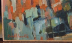 abstract 1, '60s - oil paint, 56x43 cm.