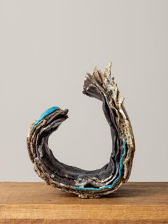Cathy Astolfi, Large Organic Glazed Terracotta Sculpture, France, 2020