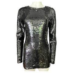 Cathy Hardwick Black Mini Party Dress