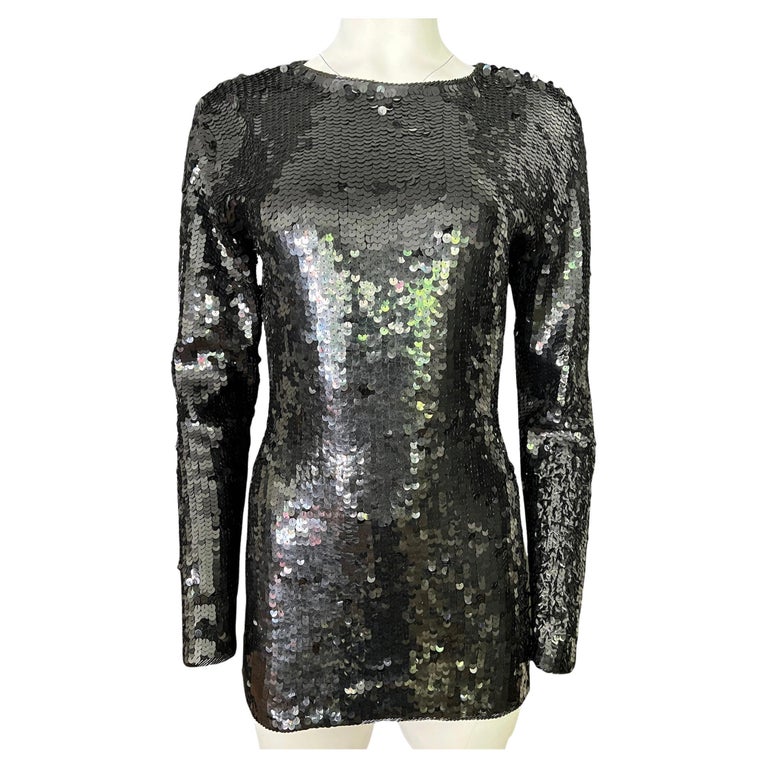 Cathy Hardwick Black Mini Party Dress For Sale at 1stDibs