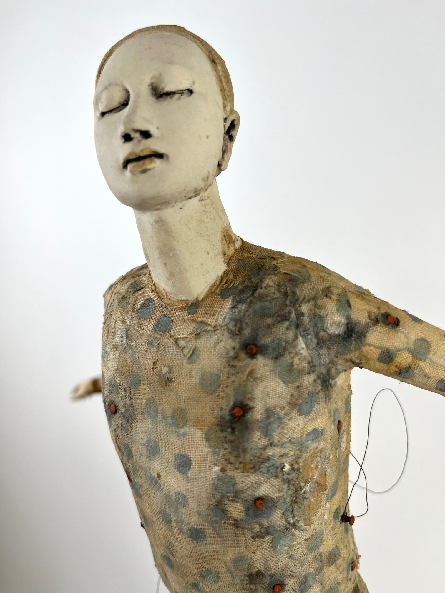 Flying Lessons - Sculpture by Cathy Rose