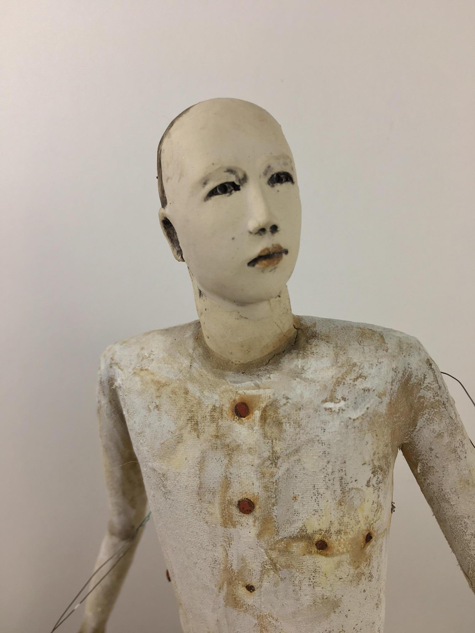 Leaving Shore - Sculpture by Cathy Rose