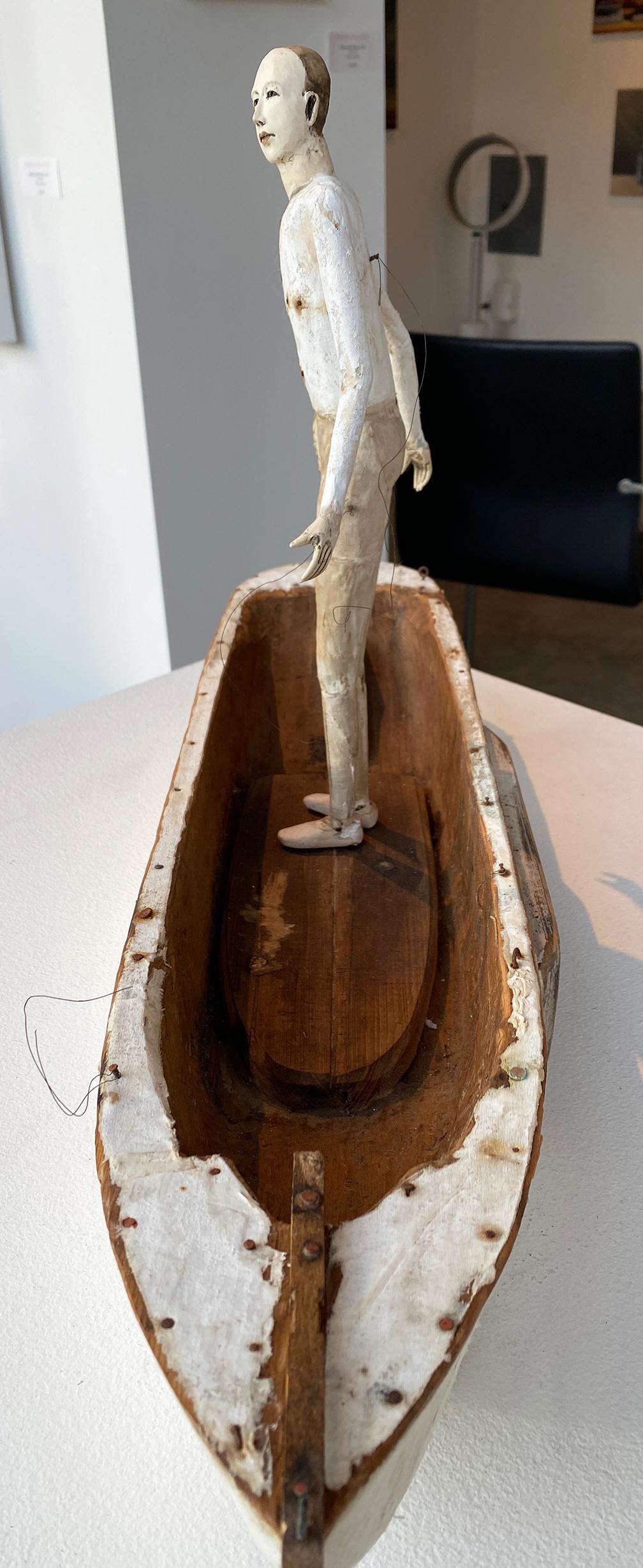 Leaving Shore - American Realist Sculpture by Cathy Rose