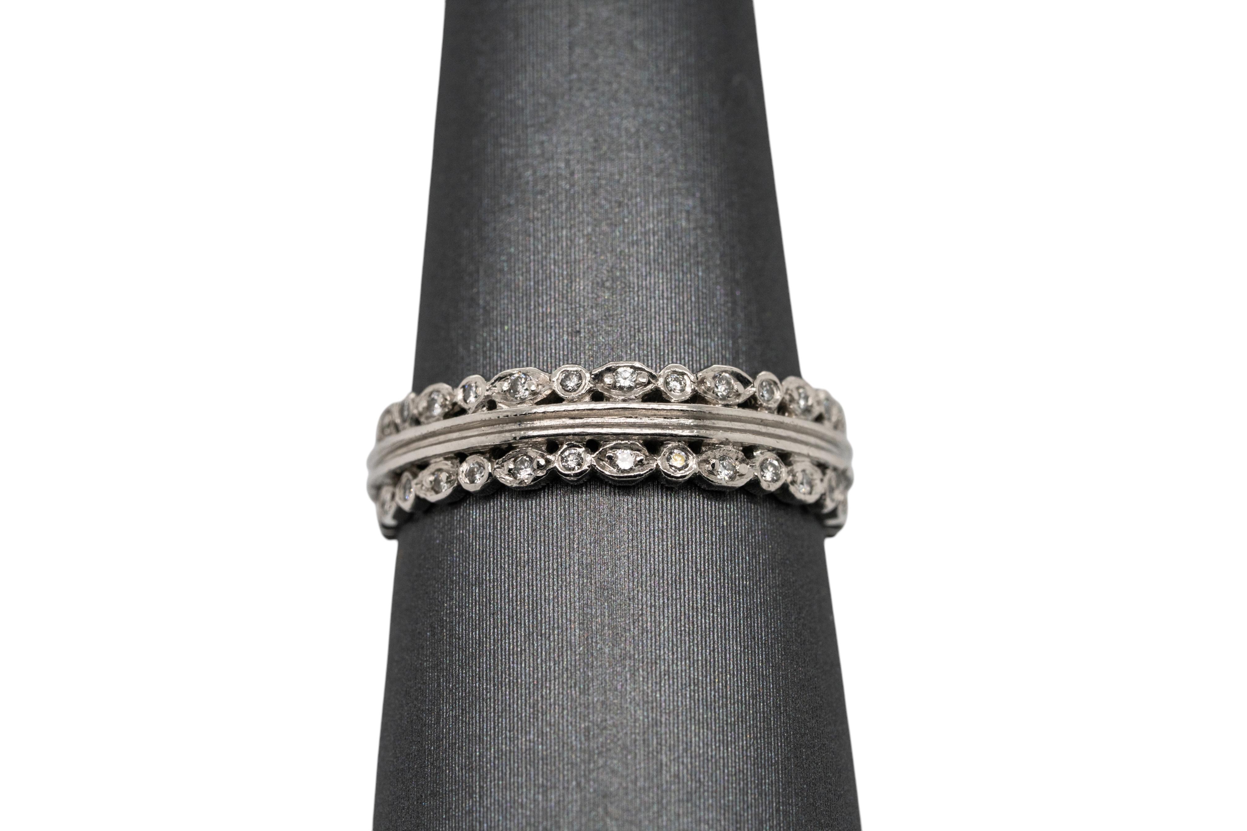 Platinum Cathy Waterman Natural Diamond Eternity Ring – A Masterpiece of Timeless Elegance & Artisan Craftsmanship  

The Platinum Cathy Waterman Natural Diamond Eternity Ring embodies refined luxury, expert craftsmanship, and enduring beauty. This