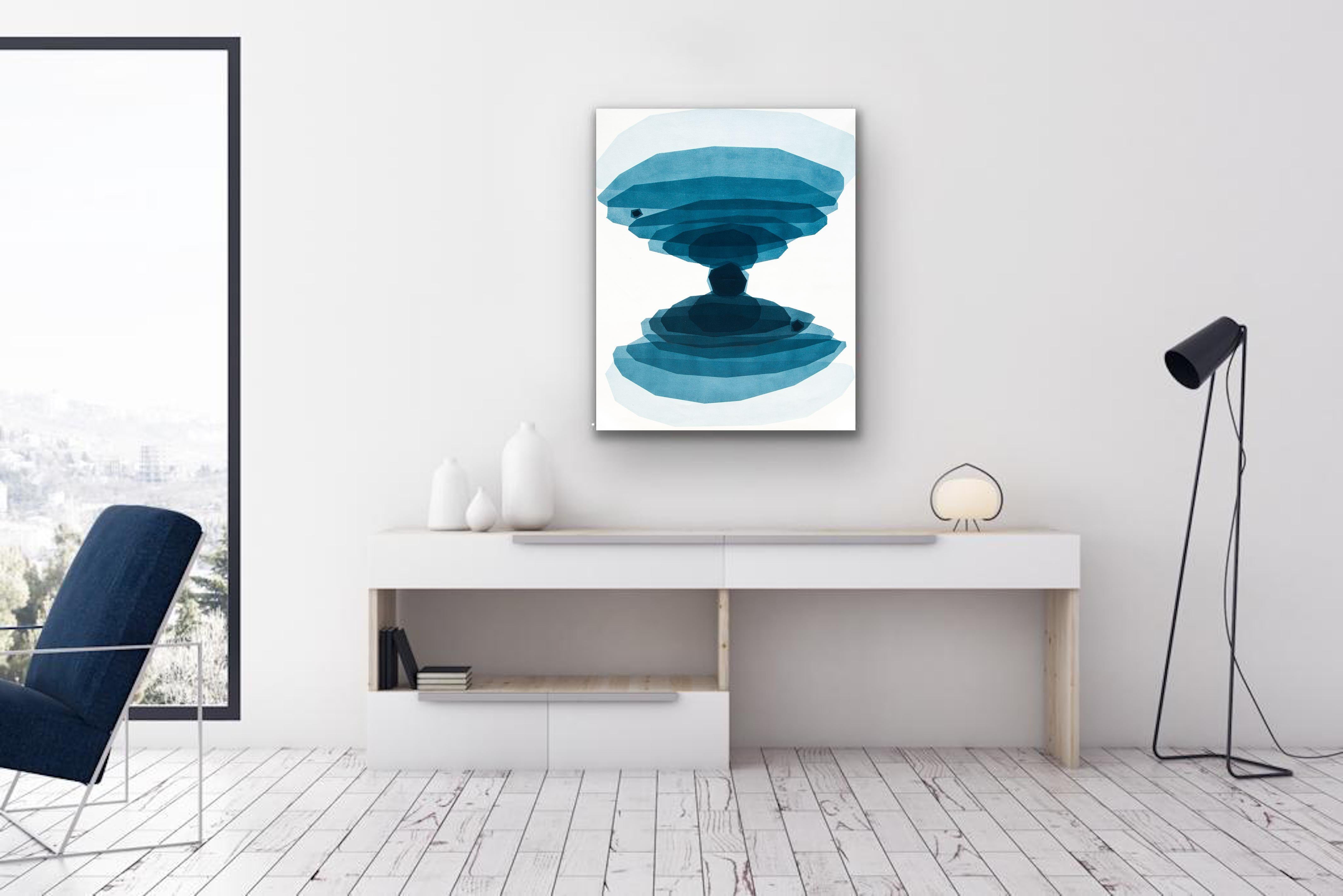 Dimensioni, Pittura, Acrilico su tela - Painting di Catia Goffinet