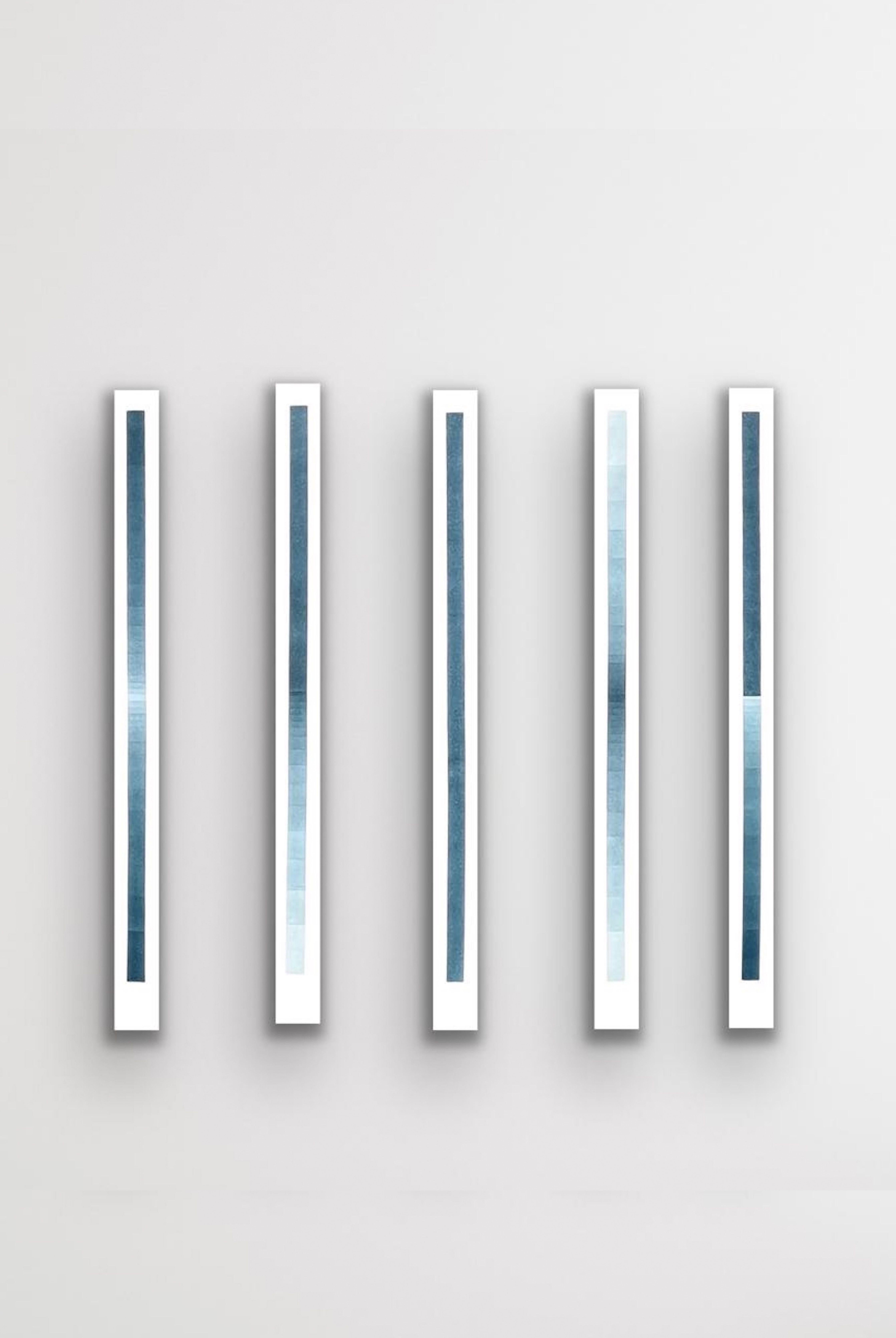 Catia Goffinet Abstract Painting - Five, Painting, Acrylic on Canvas