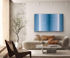 Infinite blue, Painting, Acrylic on Canvas