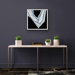 Intuition Black Blue 2, Painting, Acrylic on Canvas