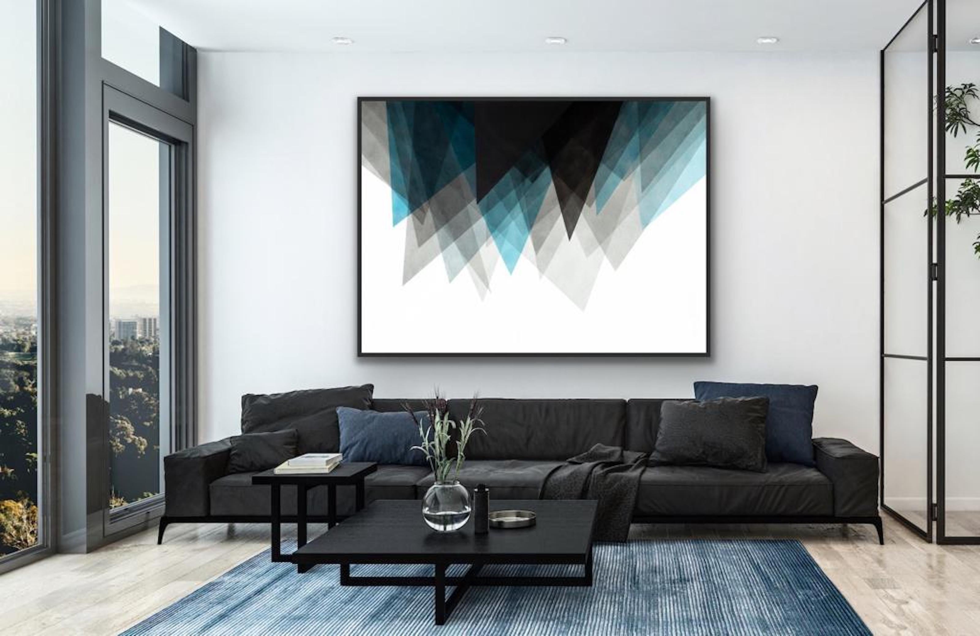 Modern Geometric 3, Painting, Acrylic on Canvas For Sale 3