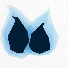 Soulmate Blue 4, Painting, Acrylic on Canvas