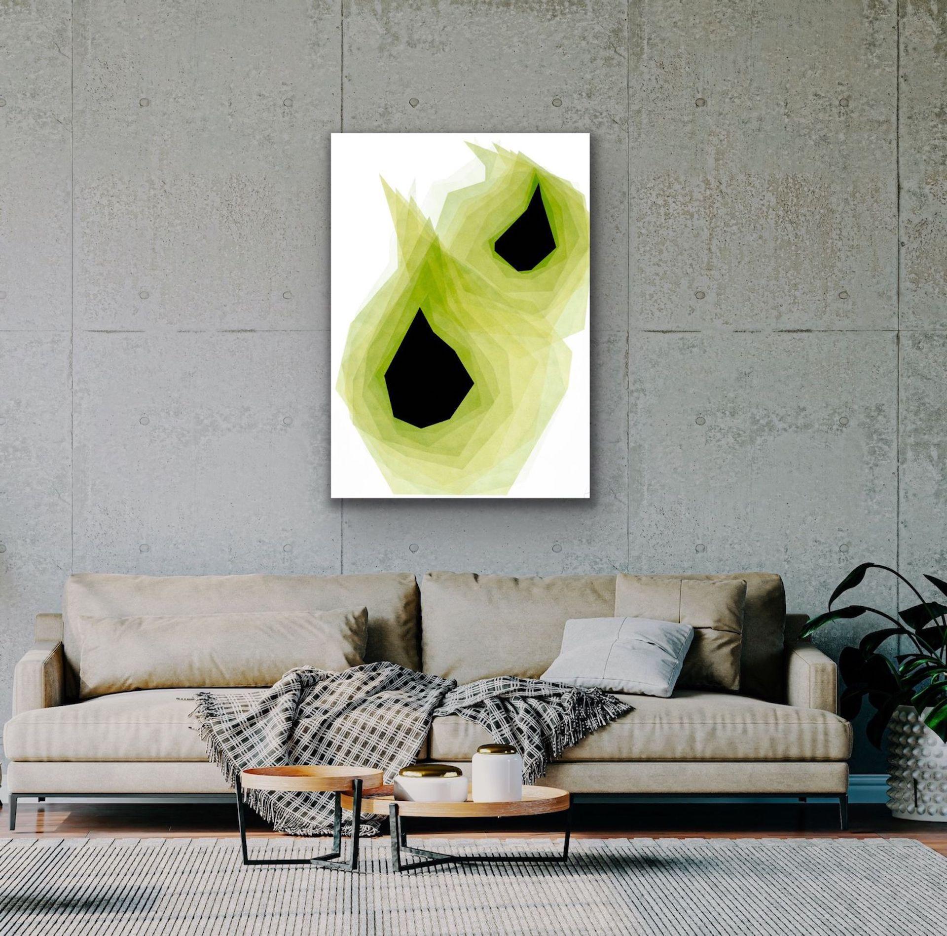 Soulmate Green 3, Painting, Acrylic on Canvas For Sale 2