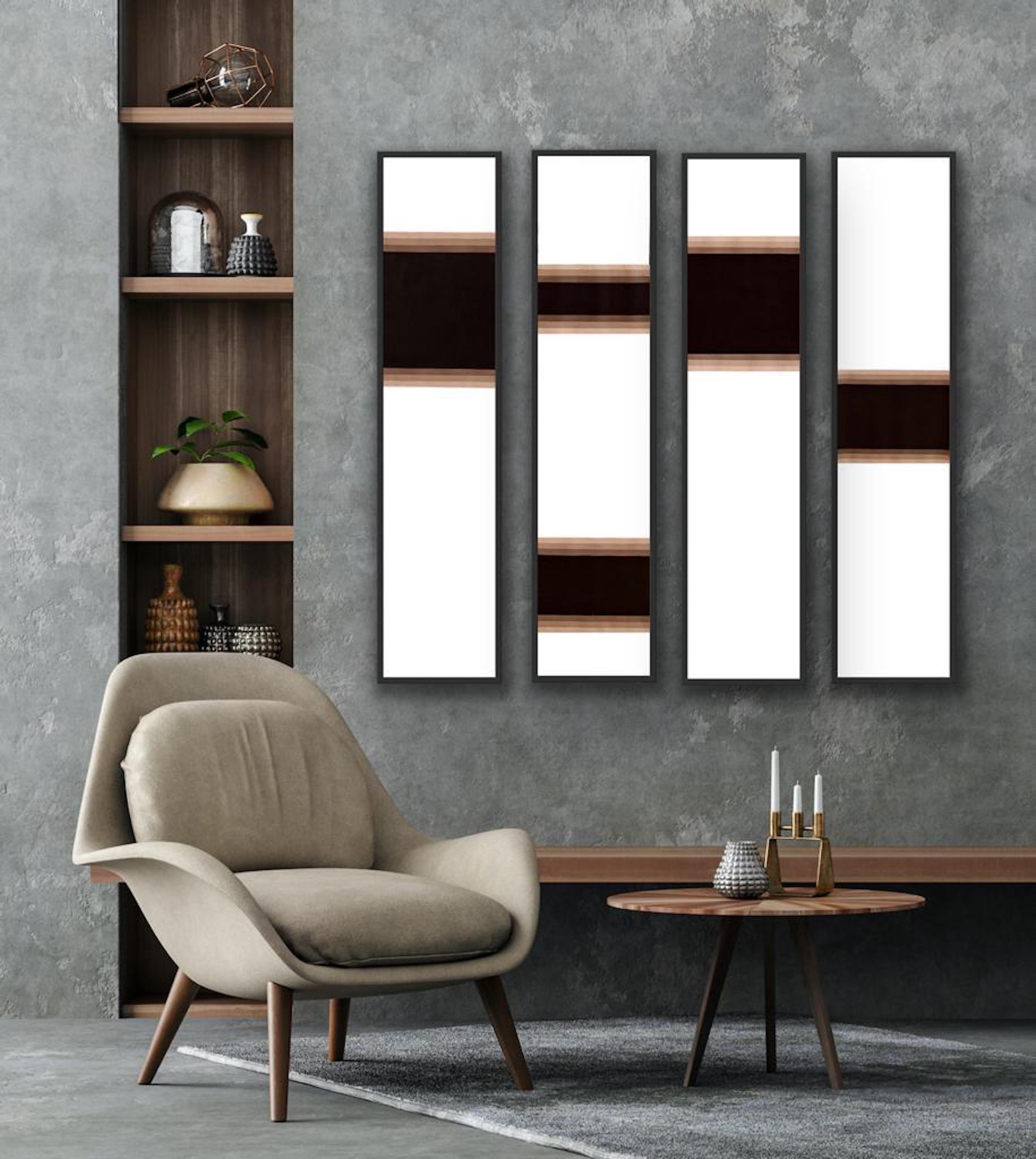 L'inizio 2 - Quadrittico, Pittura, Acrilico su tela - Painting Astratto di Catia Goffinet