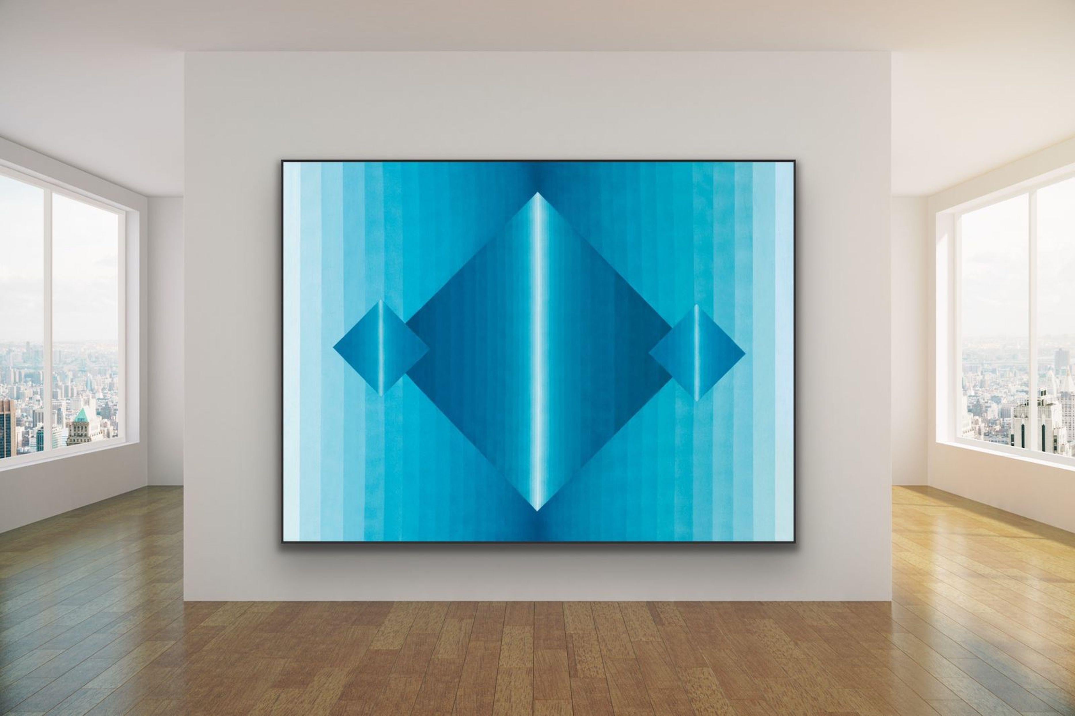 Two Sides 11, Pittura, Acrilico su tela - Painting di Catia Goffinet