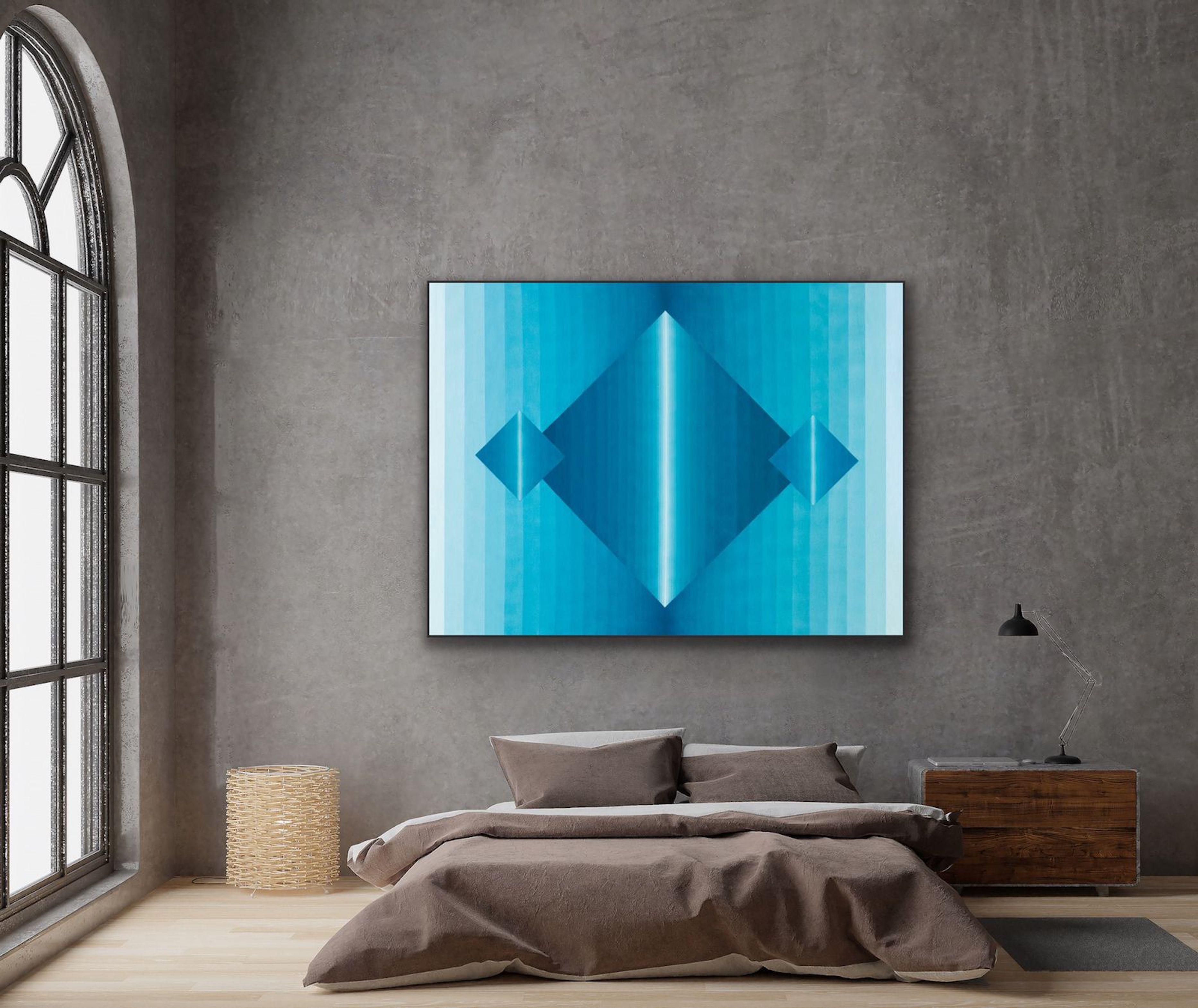 Two Sides 11, Pittura, Acrilico su tela - Painting Astratto di Catia Goffinet