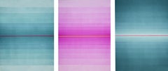 Zwei Seiten 13 - Triptychon, Gemälde, Acryl auf Leinwand