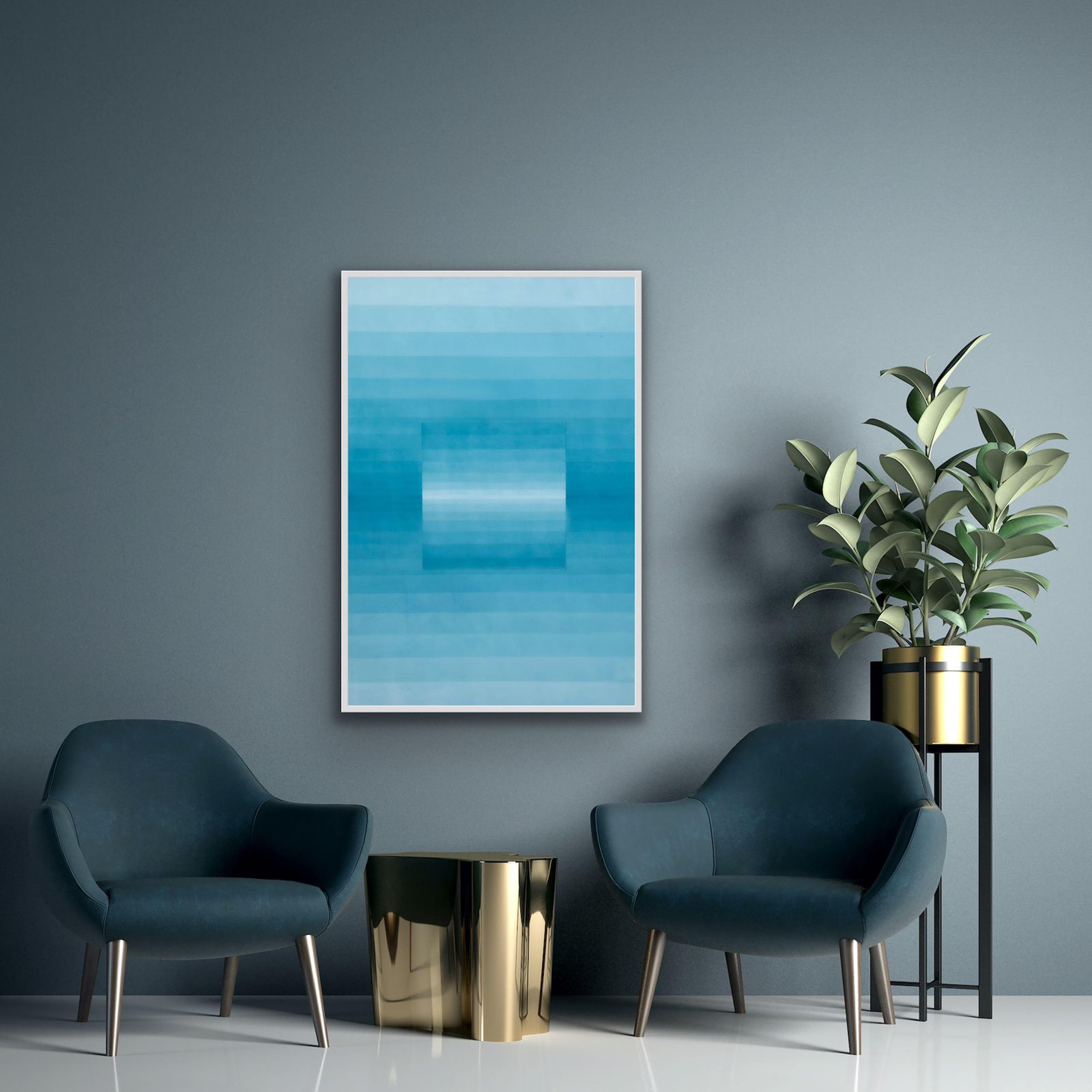 Two Sides 3, Pittura, Acrilico su tela - Painting di Catia Goffinet