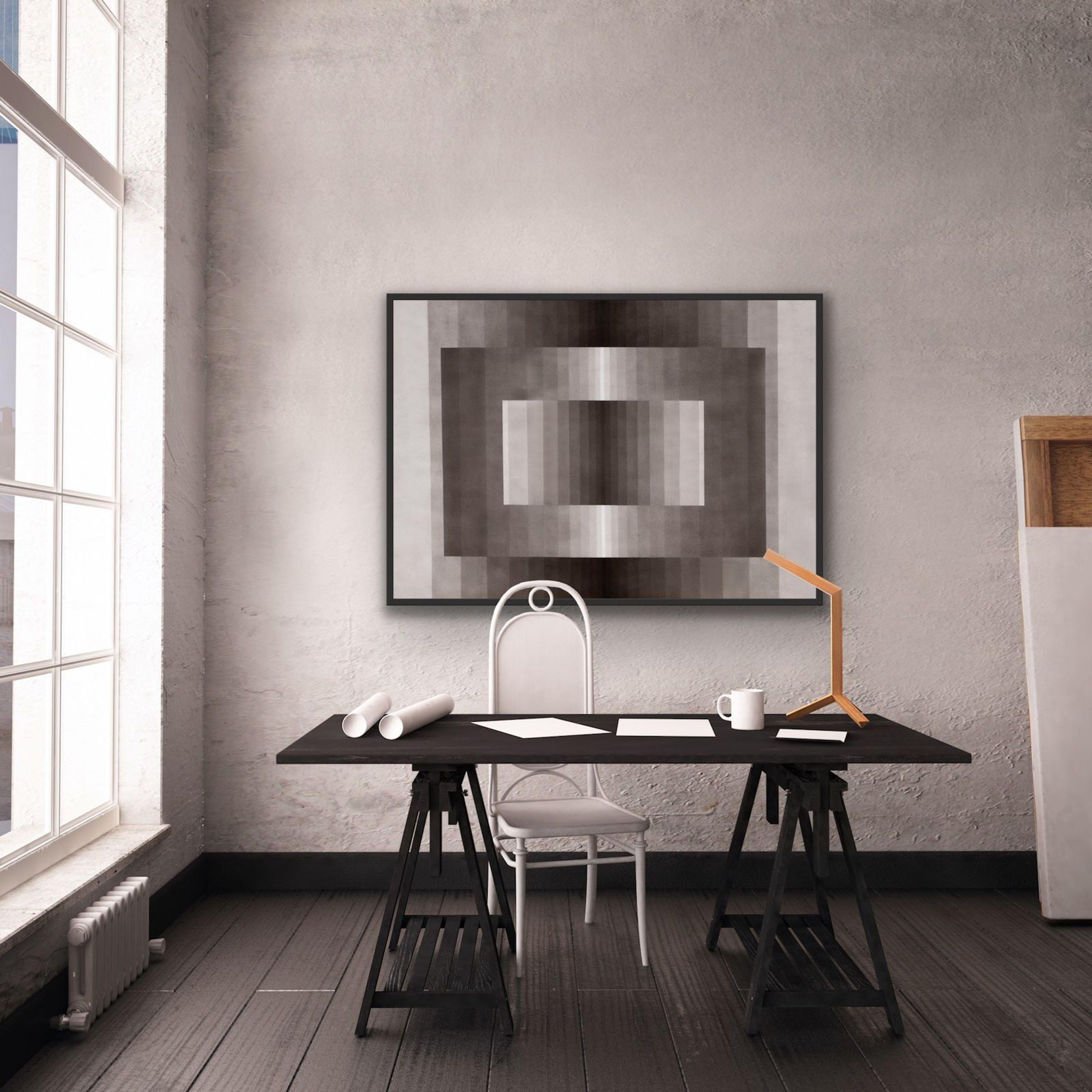 Two Sides 5, Pittura, Acrilico su tela - Painting Astratto di Catia Goffinet