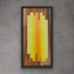 Winter Sun - Wood, Painting, Acrylic on Wood Panel