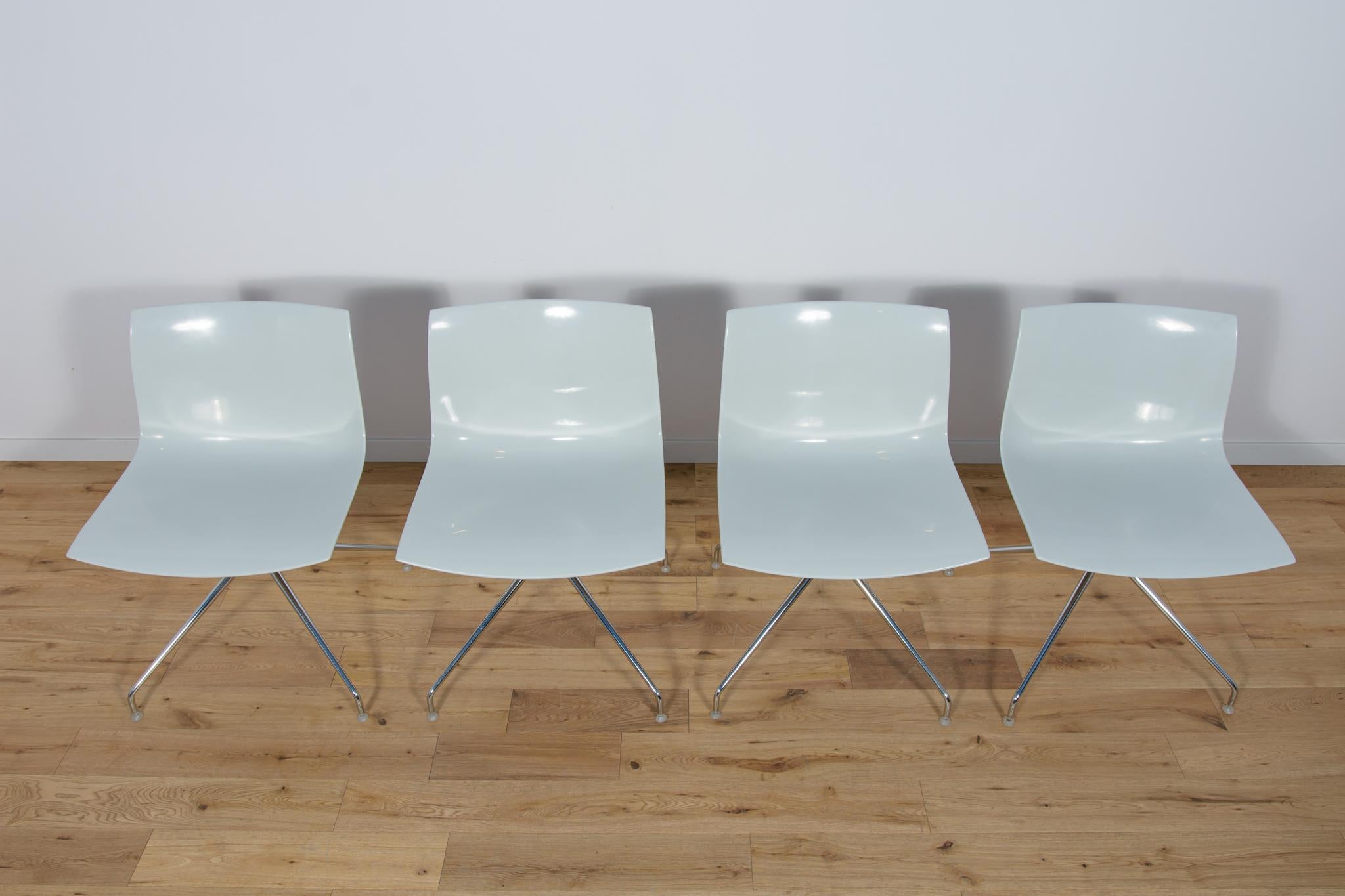 Mid-Century Modern Catifa 53 Desk Chairs by Lievore Altherr Molina for Arper, 2000s, Set of 4 For Sale
