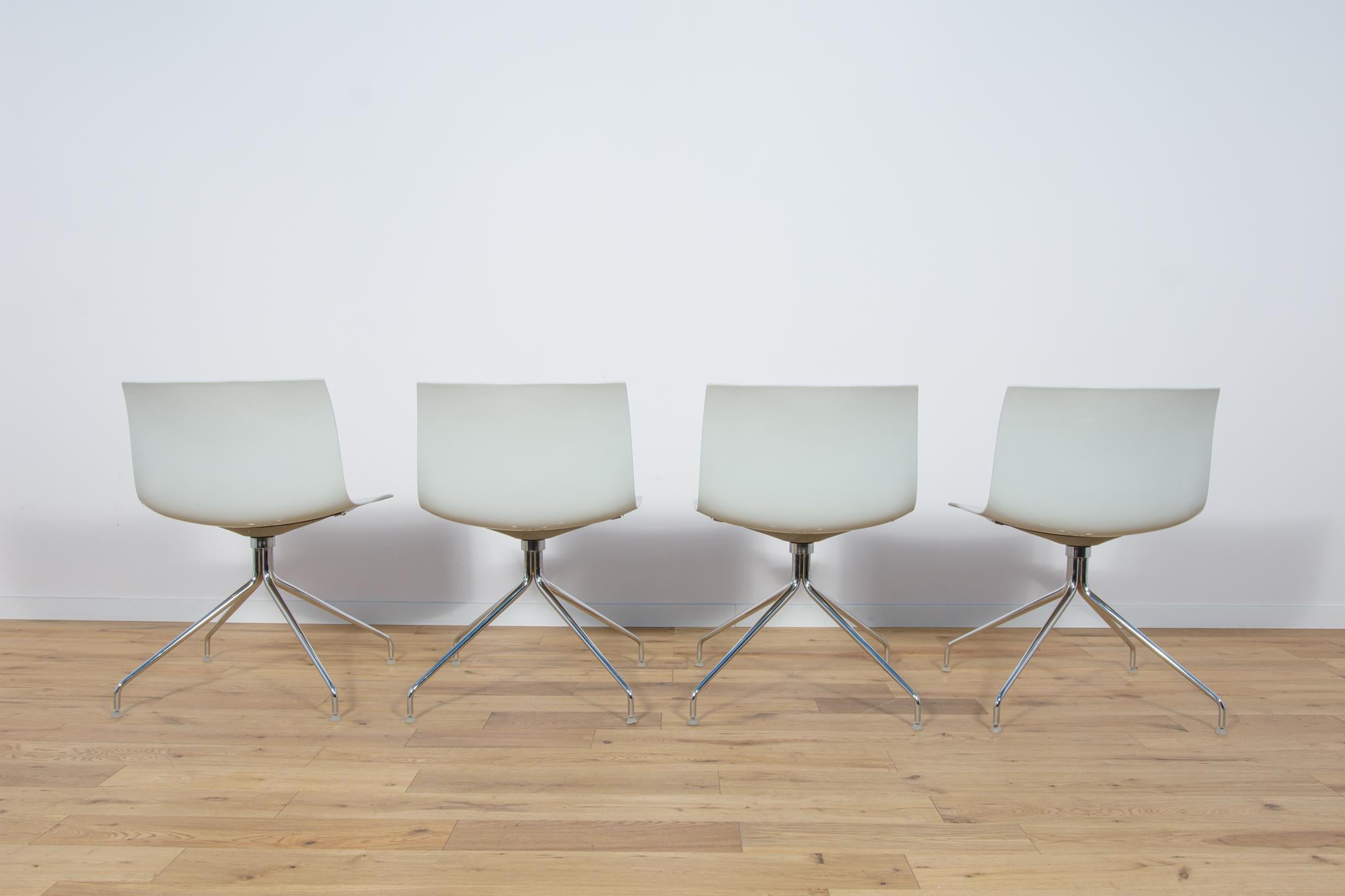 Catifa 53 Desk Chairs by Lievore Altherr Molina for Arper, 2000s, Set of 4 In Excellent Condition For Sale In GNIEZNO, 30