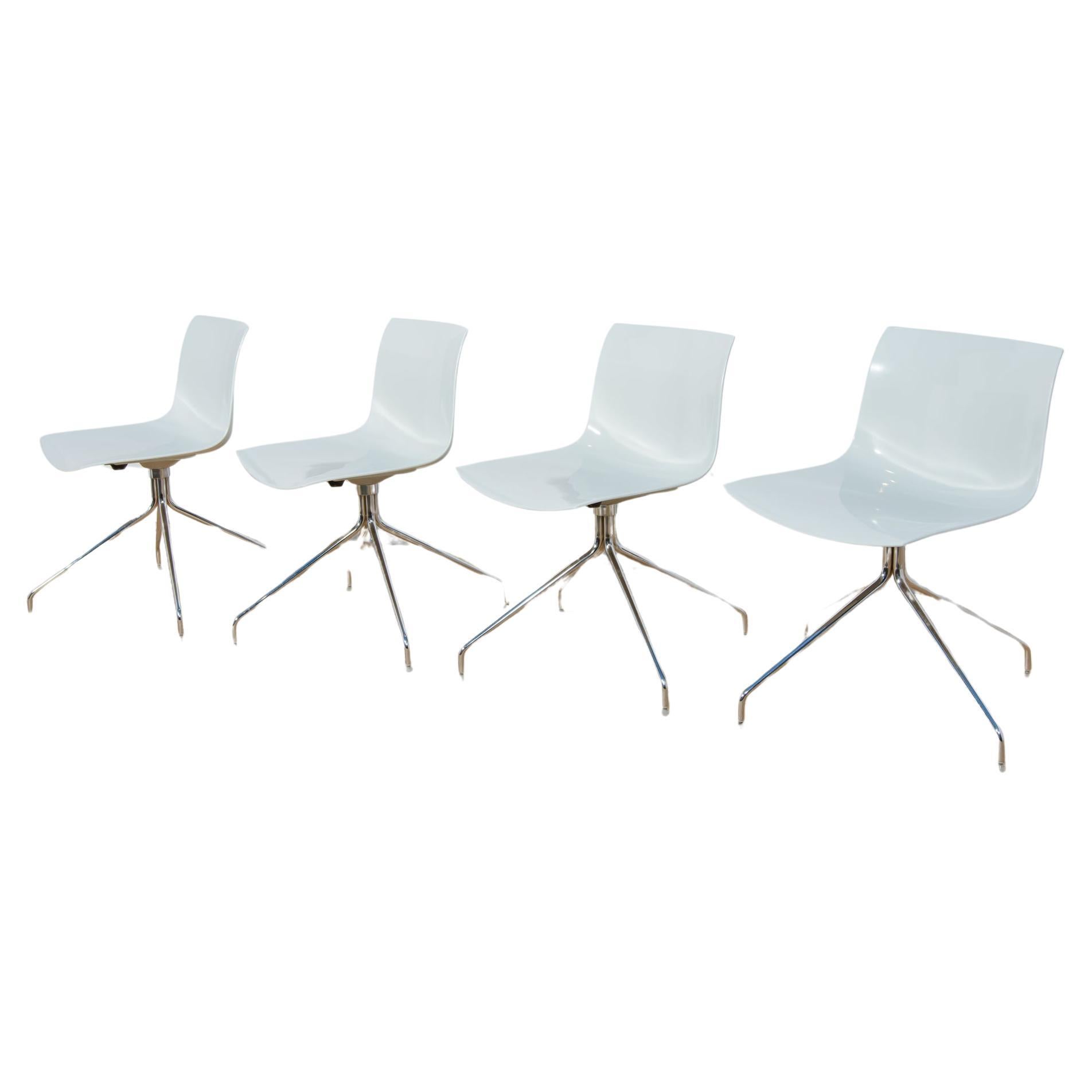 Chaises de bureau Catifa 53 de Lievore Altherr Molina pour Arper, années 2000, lot de 4 en vente