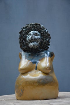 Scultura Catrina di Vica Ceramica