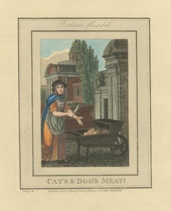 Cat's and Dog's Meat, Bethlem Hospital, Cries of London, 1804