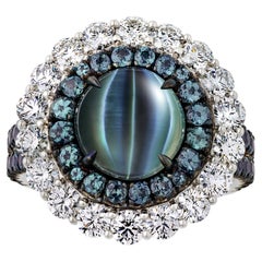 Cat's Eye Alexandrite Ring, 4.16 Carats