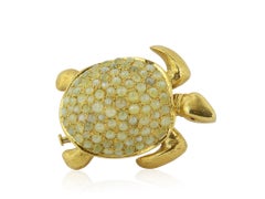 Cat's Eye Turtle Pin
