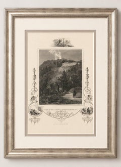 Catskill Mountain House - Antique Engraving, New York View c1830