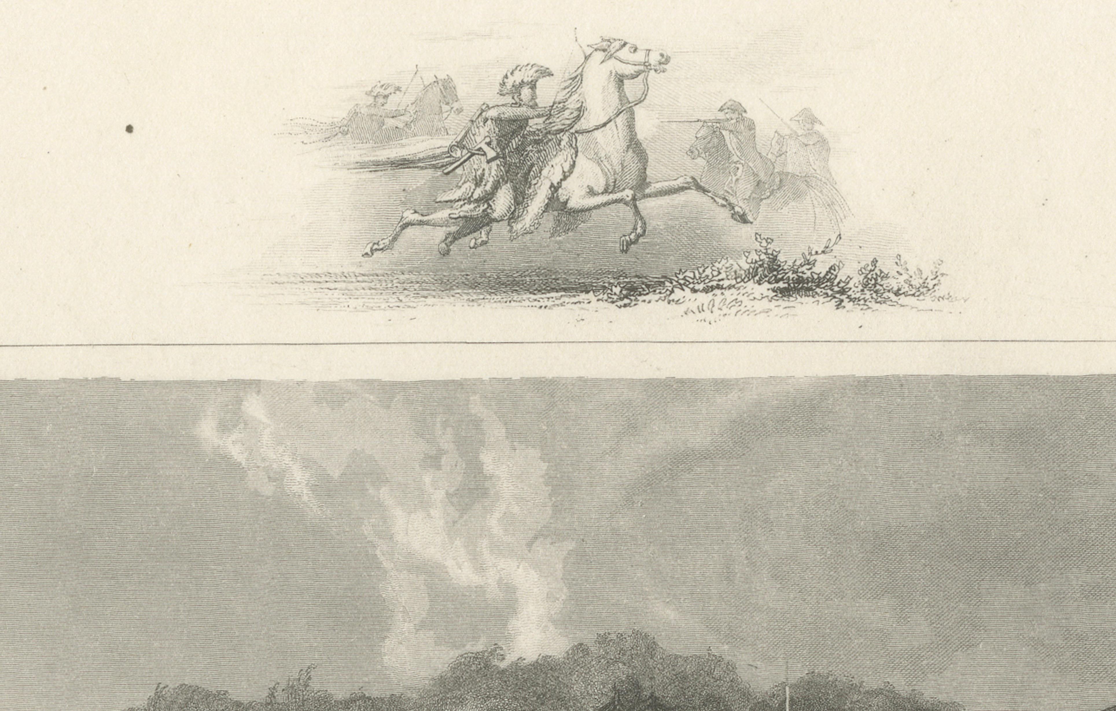 Catskill Mountain House - Antique Engraving, New York View c1830