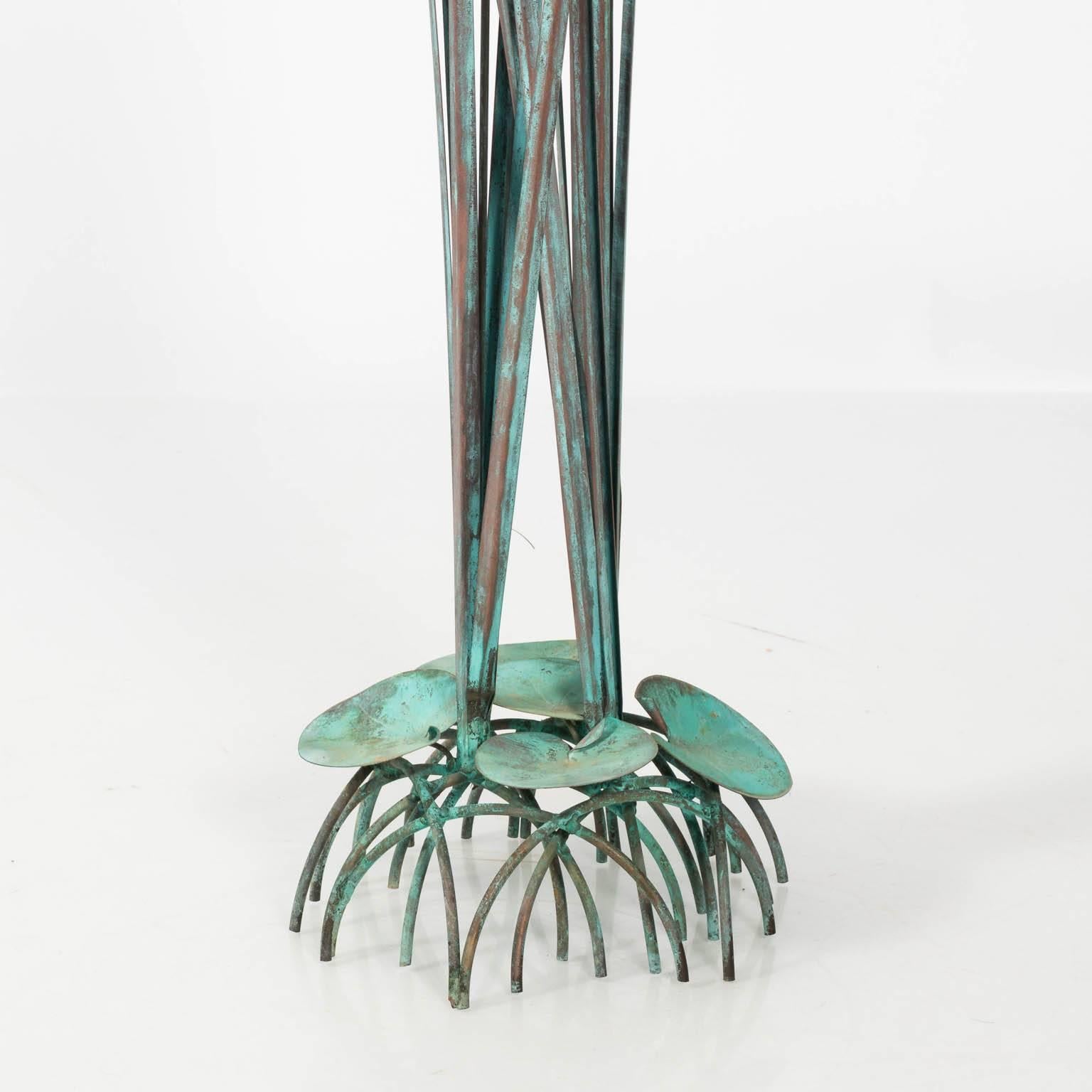 Cattail Sculpture, circa 1970 In Good Condition In Stamford, CT