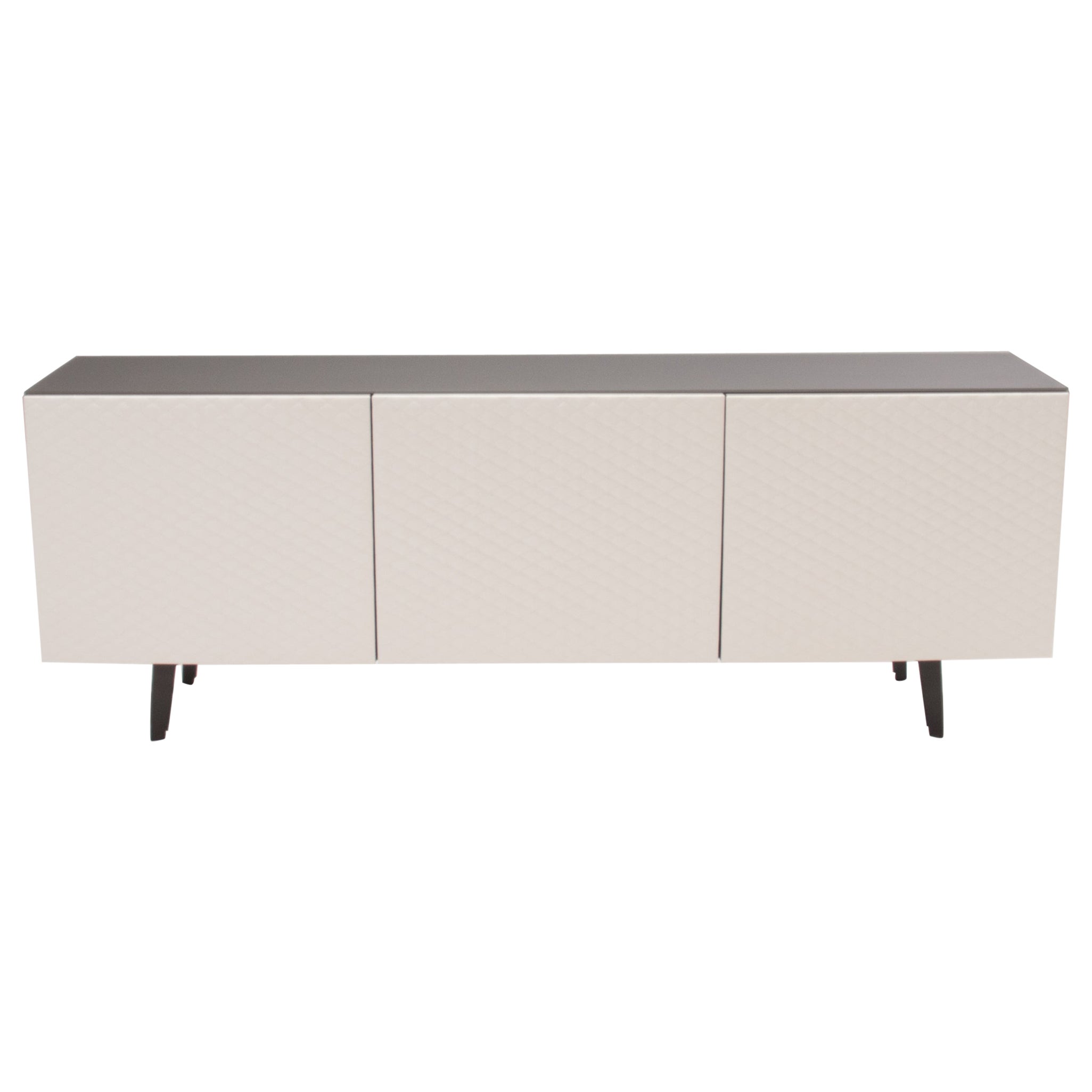 Cattelan Italia Absolut White Leather Sideboard