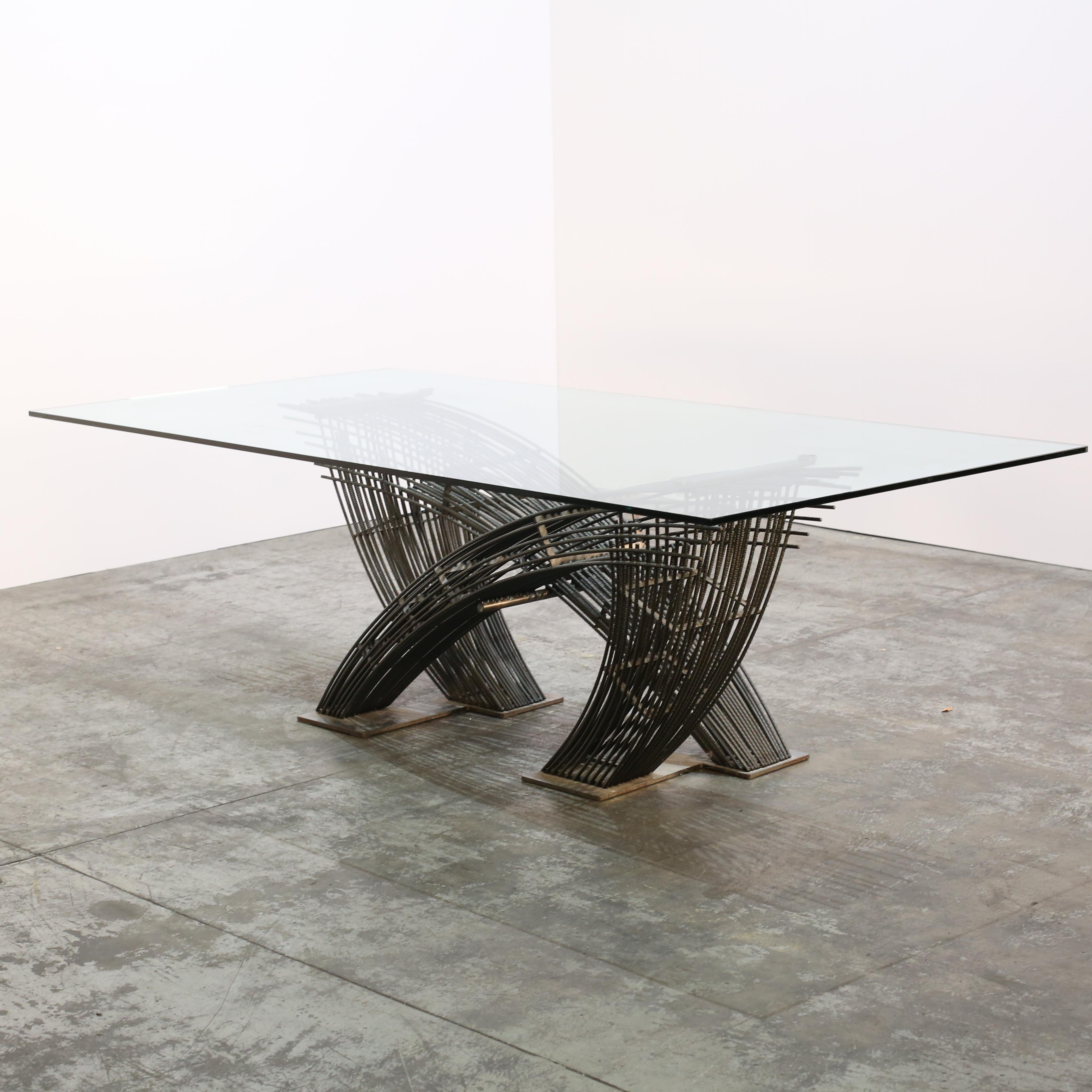 Métal Cattelan Italia Table de salle à manger Hystrix par Giorgio Cattelan en vente