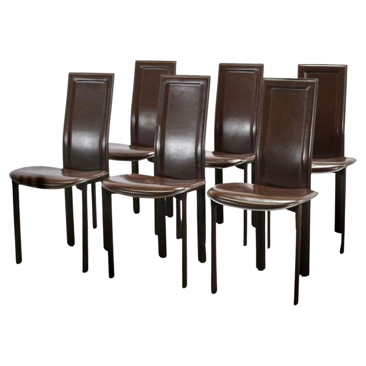 Cattelan Italia Lara Chair, Set of Six.... Classic Modernist Design