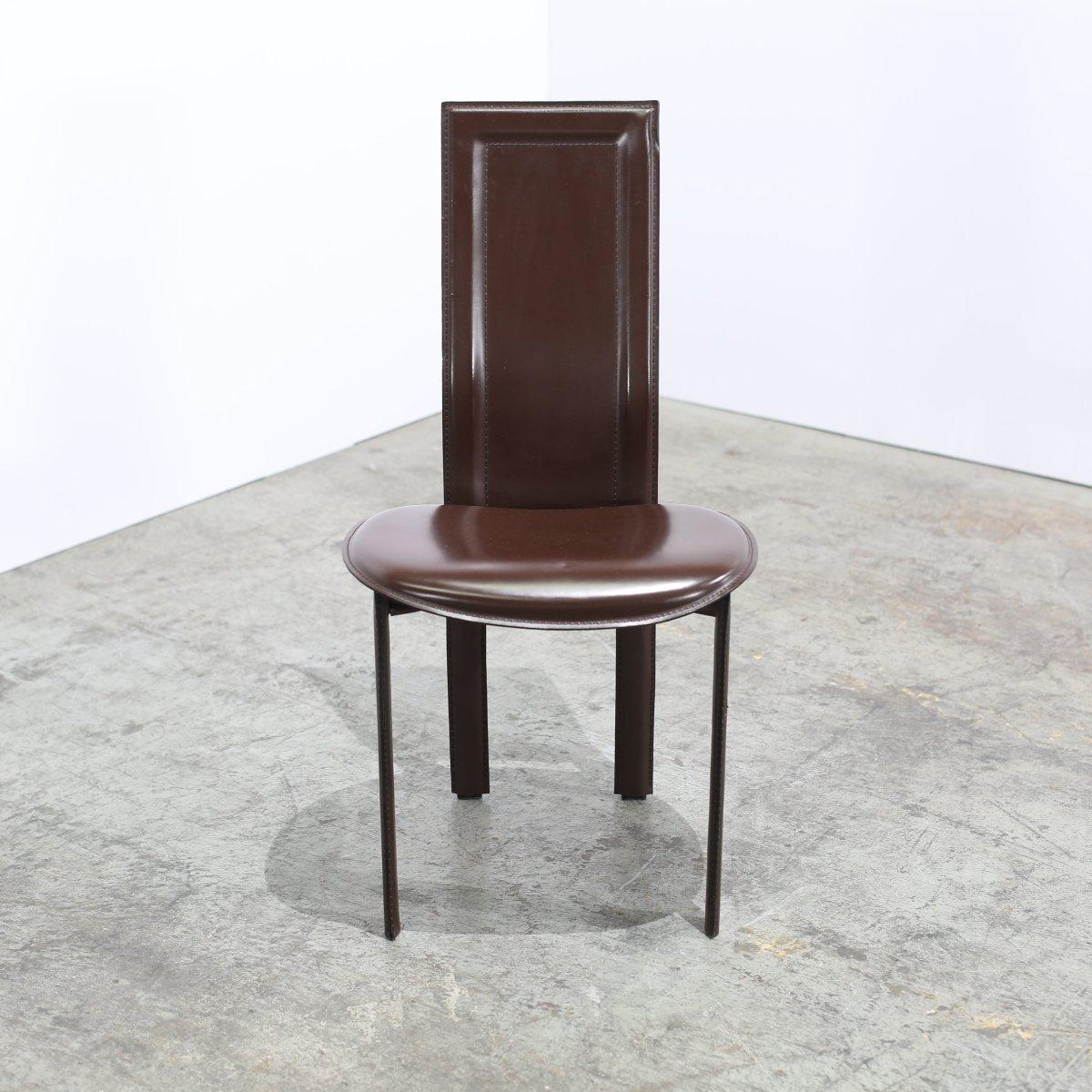 Italian Cattelan Italia Lara Chair, Set of Six For Sale