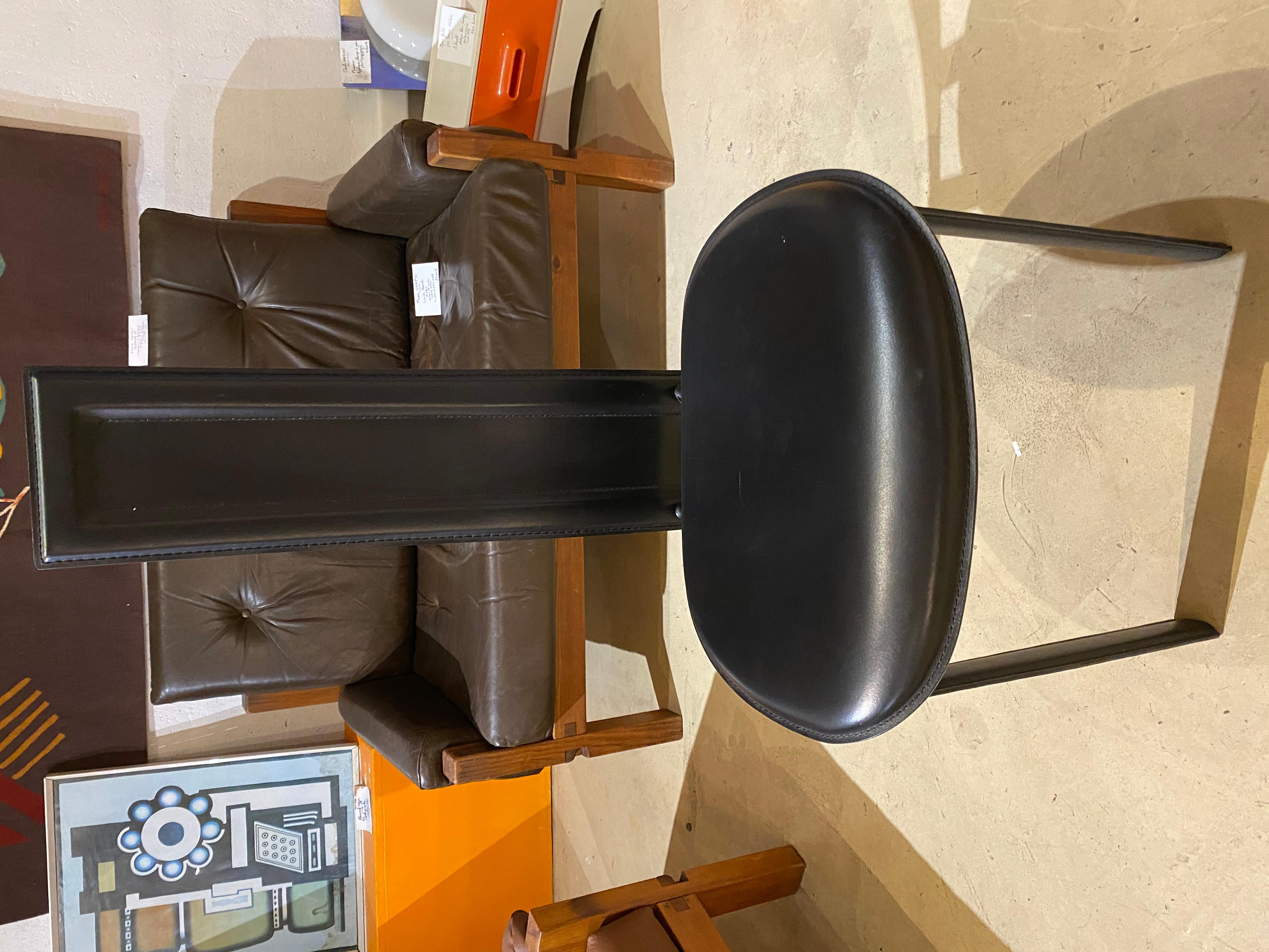 Leather Cattelan Italia Suite of 4 Chairs For Sale